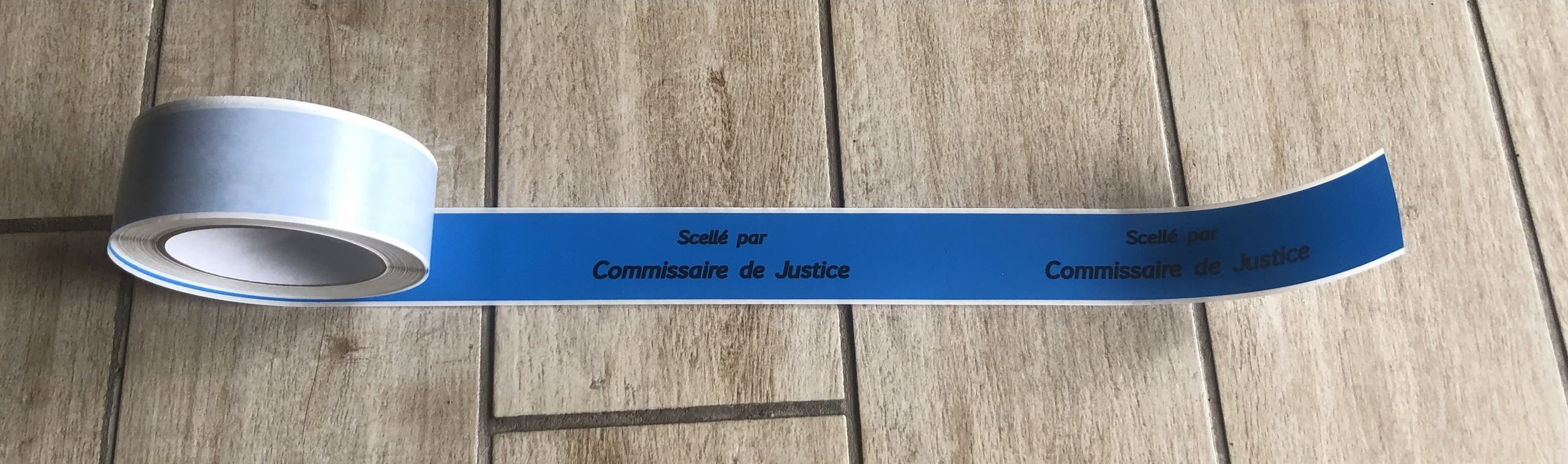 Ruban à sceller sécurisé Commissaire de Justice – Image 4